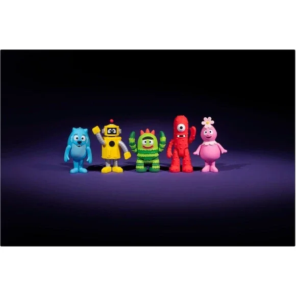 SDCC 2025 Exclusive Jazwares Yo Gabba Gabba Boombox w/Sound 5-Figure Set LE 500 - Picture 6 of 6